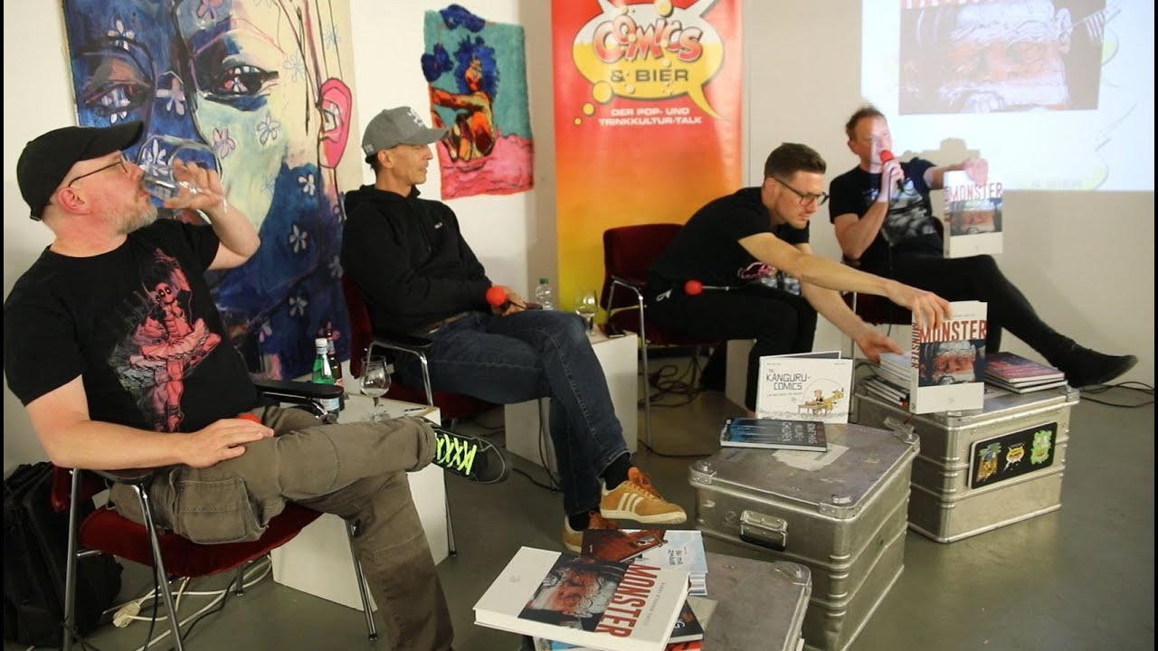 Du betrachtest gerade COMICS & BIER – DOPPELBOOK 92: Rückschau-Show: MONSTER, KÄNGURU, Dachfenster, 4x Bier & geile Mucke!
