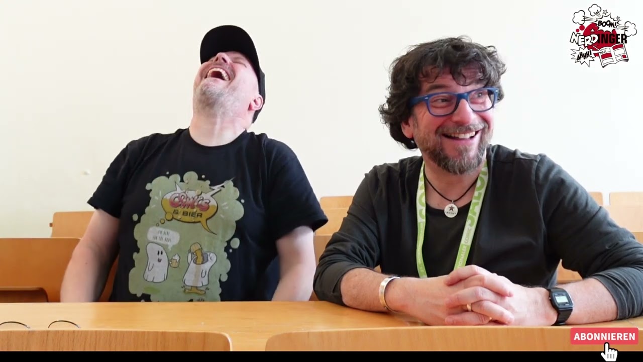 Du betrachtest gerade Comics & Bier präsentiert NERDINGER: STEFFEN VOLKMER und HENNES BENDER drücken die Schulbank